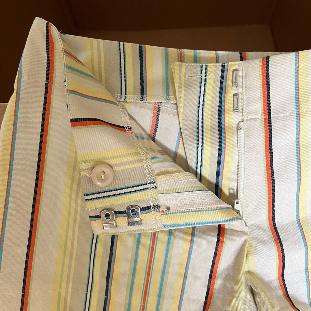Express shorts, size 1/2, multi-stripe